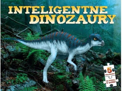 Inteligentne dinozaury książka puzzle do układania