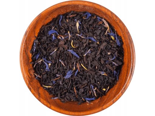 Czarna herbata błękitna bergamotka 50g waga w dół