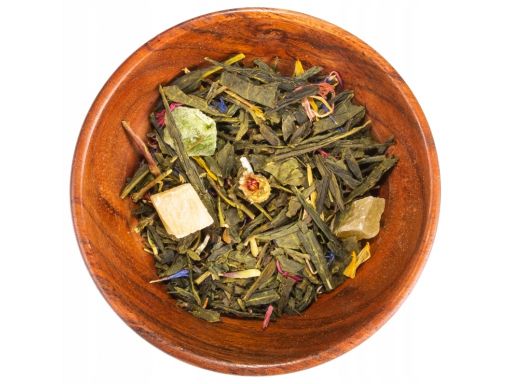 Zielona herbata paradiso 100g tropikalny aromat
