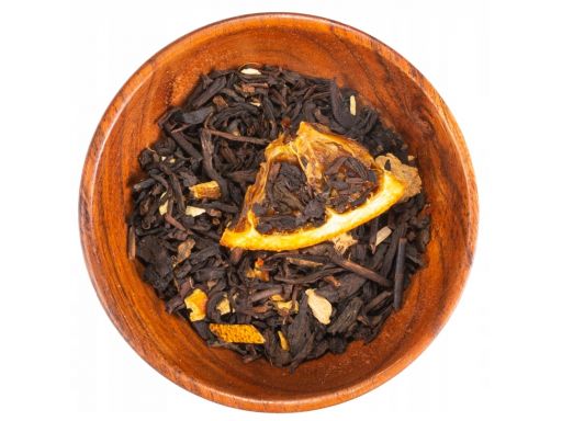 Czerwona herbata sweet orange 50g pu erh soczysta