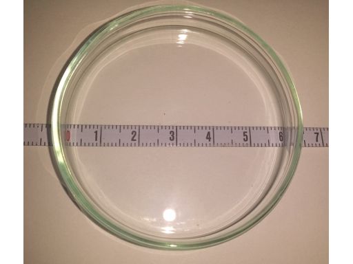 Karmnik, szklana miseczka na pokarm - śr. 11,5 cm