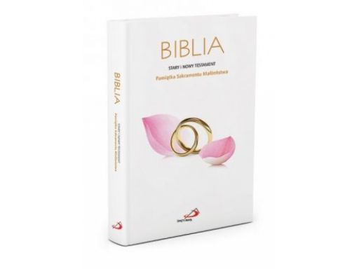 Biblia pismo święte pamiątka ślubu