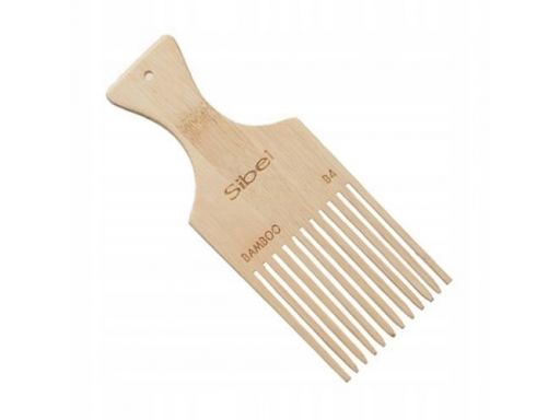 Afro comb drewniany grzebień do włosów eco bio b4